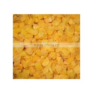 New Crop Frozen yellow peach dices