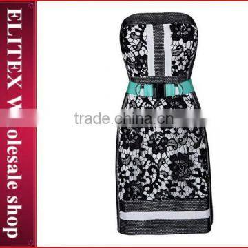 2015 celebrity bandage bodycon dress wholesale boob tube top dress