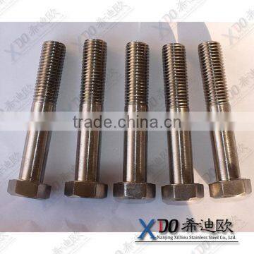Alloy X- 750 / GH 4145 Alloy718 / GH4169 Stainless Steel Fasteners Hex Bolt