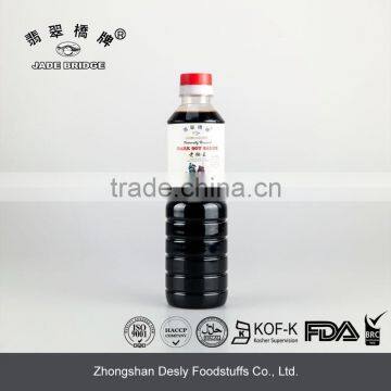 Zero added dark soy sauce 500ml plastic bottle