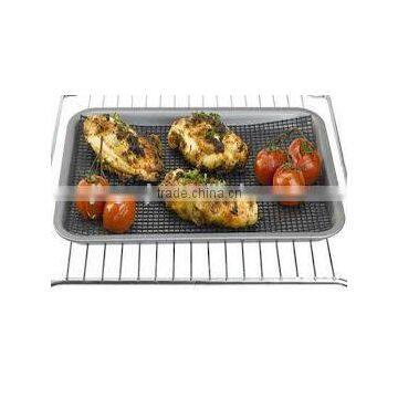 Non-stick BBQ Cooking Mesh/Oven mesh tray coating PTFE