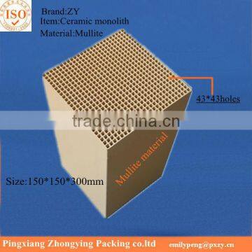 Ceramic Monolth, High thermal Ceramic Block