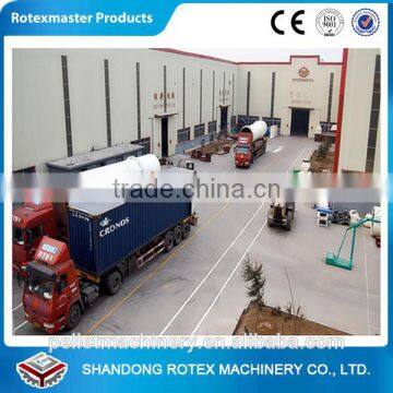 Highly efficient industrial biomass food rotary drum dryer whole pellet production line using