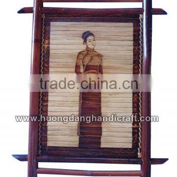 Bamboo painting Vietnam, eco-friendly material