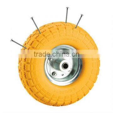 Flat Free PU Foam Wheel 2.50-4 3.00-4 3.50-4 4.00-8