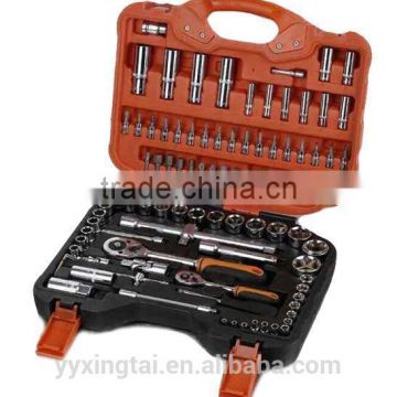 kraft germany design with aluminium trolley case 94 pcs hand tool set