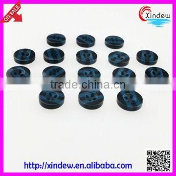 Blue men shirt buttons resin shirt button textile button