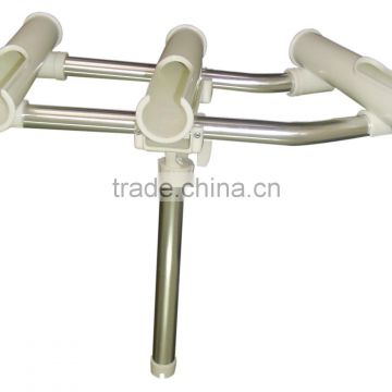 aluminium frame PP fishing rod holder 3 holders