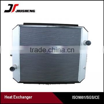 aluminum tube fin DH150-7 excavator water radiator in stock aftermarket replacements