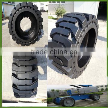 aerial working platform solid tires with holes 385/65-d22.5