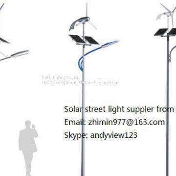 solar and wind street lights