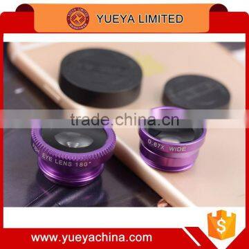 Universal Clip Fish Eye Lens Wide Angle Micro 3 in 1 for Cellphone photo-5