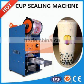 Plastic material manual cup sealing machine, tea cup sealer