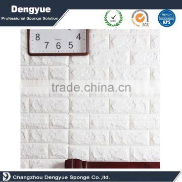 Self-adhesive Panel PE 3D Wallpaper used in bedroom/living room