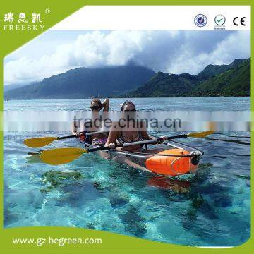 Plastic Crystal Clear Bottom Transparent Canoe /kayak With Polycarbonate Paddle photo-6