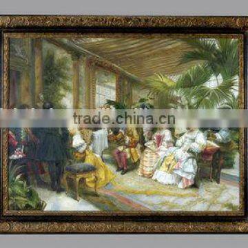 Decorated solid wood Frame Oil Painting