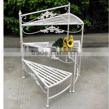 Folding Gentle Carves Corner Flower Stand photo-2