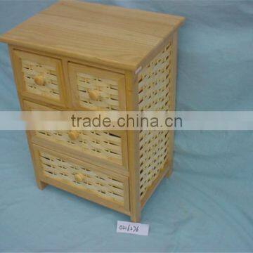 2016 Meierjia Wooden Storage Cabinet With 4 Wood Drawers