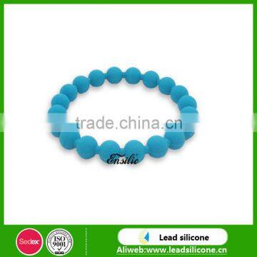 Wholesale Children BPA Free Silicone Bead Bracelets