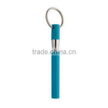 Colorful Promotional Mini Pen Plastic Ball Pen With Metal Ring