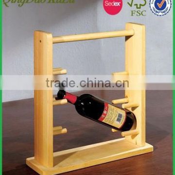 4 bottles decorative wooden wine rack,wooden wine rack for