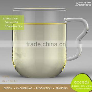 Personalized Hand Blown Glass Clear Glass Beer Pitcher photo-4