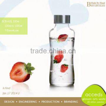 Frozen Drinking Empty Borosilicate Glass Bottle Cola and Soda photo-4