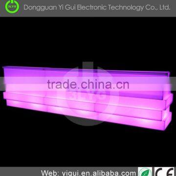 2017 Hot Sale PE Plastic Led Illuminated Furniture Table photo-2