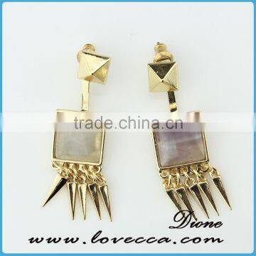 New Factory Direct Natural Stone Gemstone Turquoise Earring photo-4