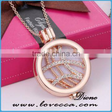 2017 Newest Aroma Perfume Locket Essential Oil Jewelry Aromatherapy Pendant Diffuser Necklace