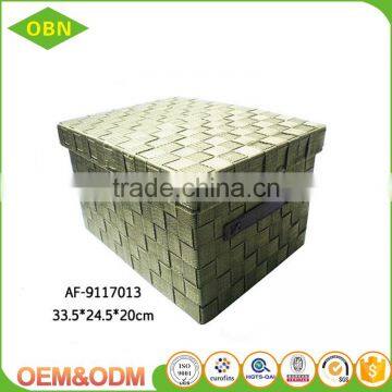 Large Durable Decorative Handmade Box Storage Basket photo-2