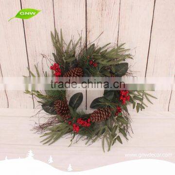 GNW CHWR-1605039 Top Quality Cheap Bulk Christmas Wreaths for Sale photo-3