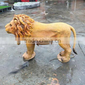 Fiberglass Lion Statue Sculpture photo-6