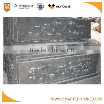 Small slab polished basalt rock tile for outwall