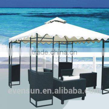 High Quality Aluminum Patio Rattan Gazebos