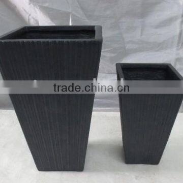 Garden Outdoor Fiberglass Clay Planter Pot photo-3