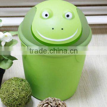 Houseware Cartoon Plastic Garbage Bin/rubbish Bin/Waste Bin With Lid for Children photo-2