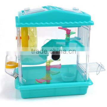 wholesale 2 layers luxury acrylic hamster cage hamster house pet cage