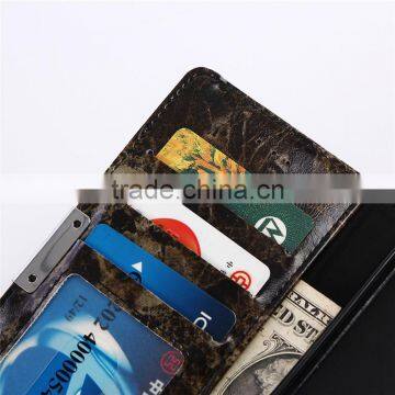 Noble Design High Quality Marble PU Card Bumper/pocket Cell Phone Case for Sony photo-6
