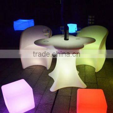 Waterproof LED Cube With RF Remote, Party, Event, Home Decor, Bar, Night Club Accessories