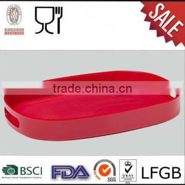 Classic solid color melamine breakfast trays wholesale melamine trays