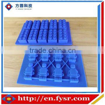 lego ice mold silicone ice cube tray