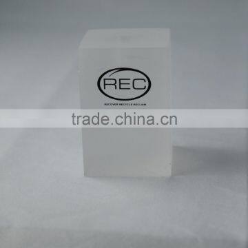 Custom size 6 sided frosted acrylic cubes
