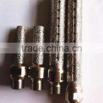 Vacuum brazed diamond engraving bits for Marble