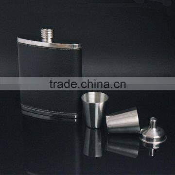 hot selling 7oz stainless steel hip flask set