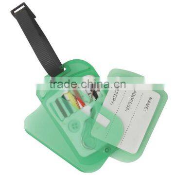 2017 Customized logo wholesale travel silicone luggage tag