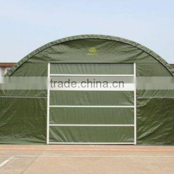 Portable Steel Frame Fabric Building , Farming and Salt Storage Shelter, Warehouse Tent photo-1
