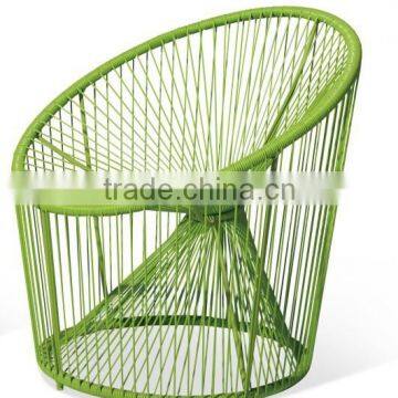 High quality PE round wicker chairs outdoor beach chair