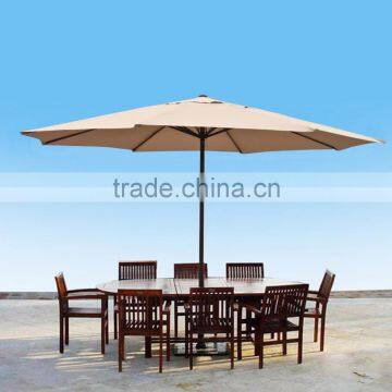 13' FT Feet Aluminum Outdoor Patio Umbrella Deck Gazebo Sun Shade