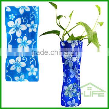 2017 Diy Wedding Foldable Decoration Art Flower Plastic Vase for roses